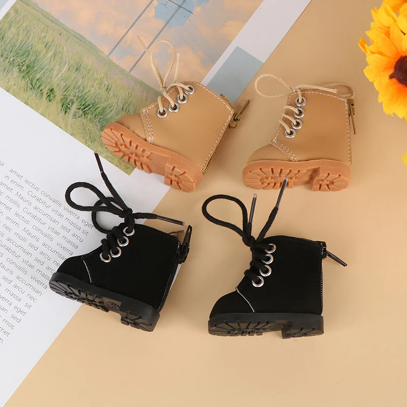 1Pair Doll Boot Cute Round Toe Shoes For 1/6 Dolls Clothes Accessory 30Cm Plush Korea Kpop Doll Martin Boot