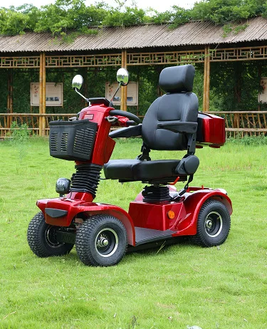 เบรกแม่เหล็กไฟฟ้าสกู๊ตเตอร์สันทนาการไฟฟ้าสี่ล้อสําหรับผู้ใหญ่ในครัวเรือน