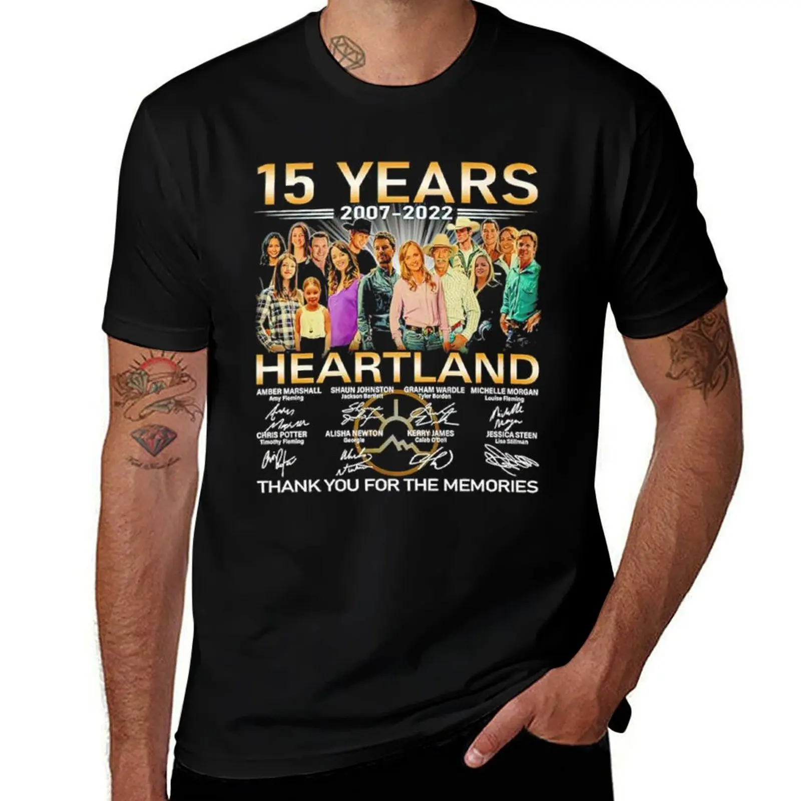 

Heartland , Heartland 15 Years T-Shirt black cotton t-shirt plain for man package t shirt for man 100 percent cotton T-Shirt
