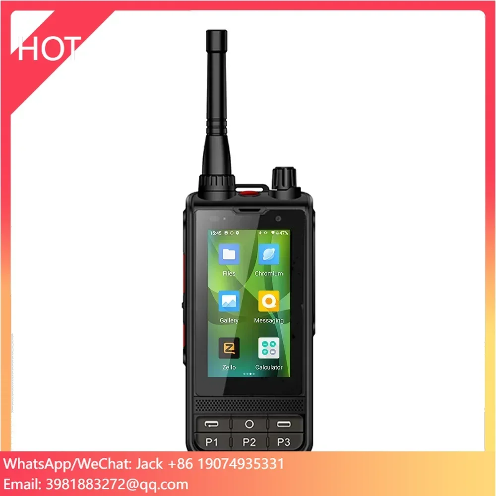 4G POC LTE Radio W6 POC+UHF 400-470MHz Walkie Talkie Android10 4200mAh Battery 4G Wifi Radio