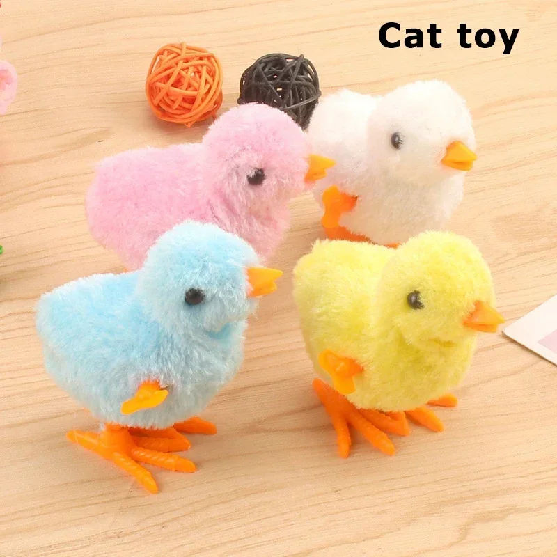 Cat Toy Clockwork Jump Interactive Gift Chicken Funny Pet Tea Set Cat Toy Pet Dog Supplies Cat Toy