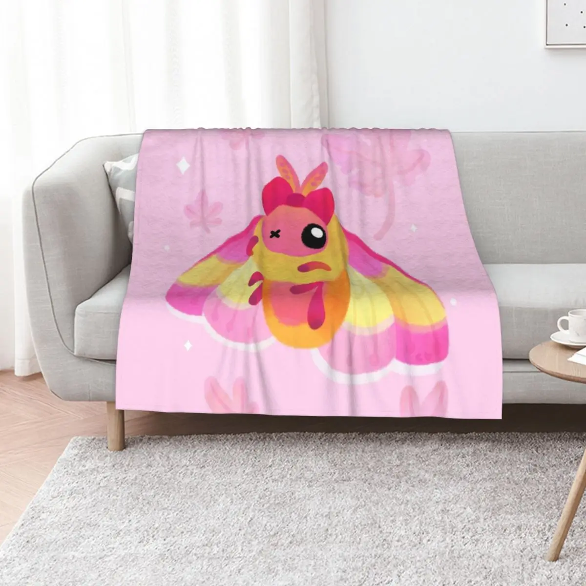 Rosy Maple Moth Throw Blanket Luxury Thicken warm winter halloween Blankets Sofas Of Decoration decorative Flannels Blankets