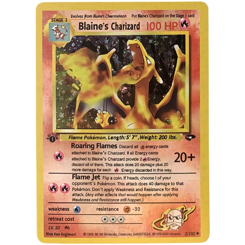 Pokemon Collection Cards 25TH DIY Game Pokemon Shining Charizard Game Collection Cards Gift Toys