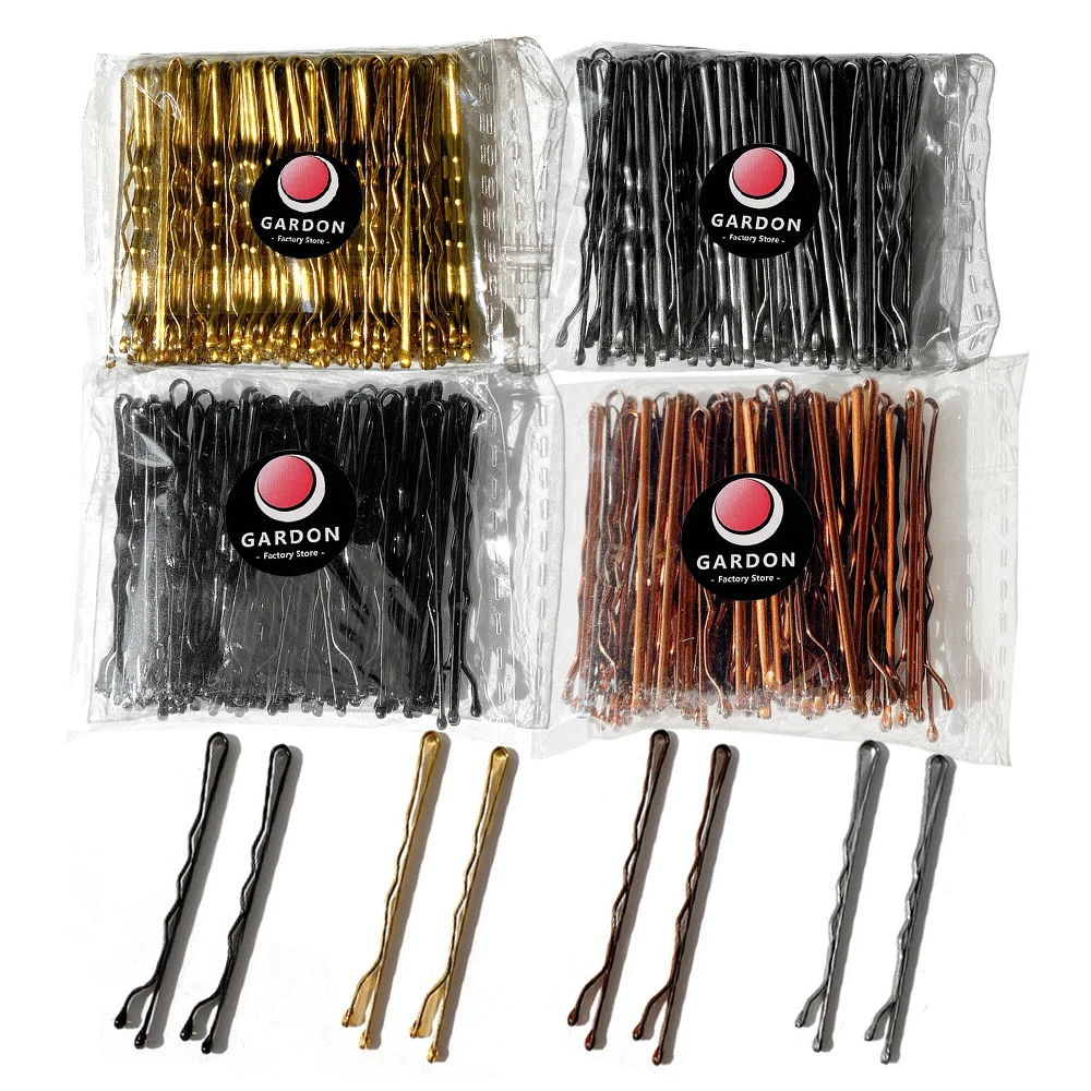 50 sztuk/partia spinki do włosów pani szpilki do włosów 4 kolory kręcone faliste uchwyty fryzura spinki kobiety Bobby Pins stylizacja włosów akcesoria 5cm