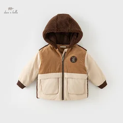 Dave Bella ragazzi abbigliamento caldo cappotto con cappuccio bambini Khaki parka abbigliamento per adolescenti capispalla bambini giacca invernale DB4237218