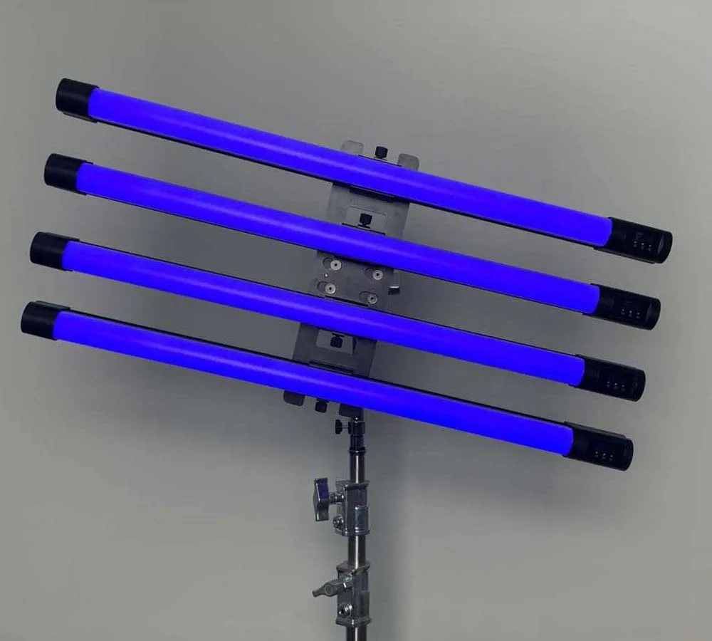 

50W RGB rechargeable 4ft photography tube Video Audio shooting Studio movie film broadcast LED photographic lighting