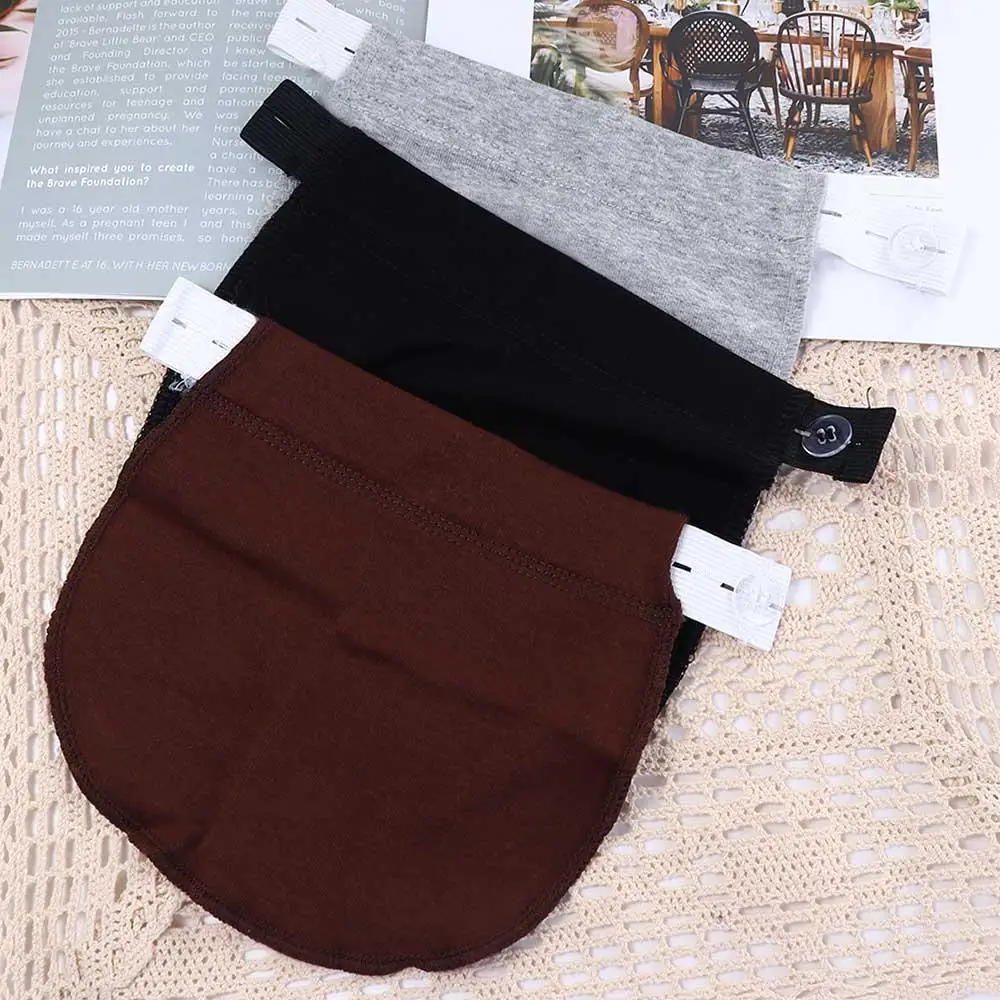 Extension Pregnancy Support Elastic Waistband Belt Pants Extended Cloth Maternity Belt Pregnancy Waistband Waist Extender Cloth