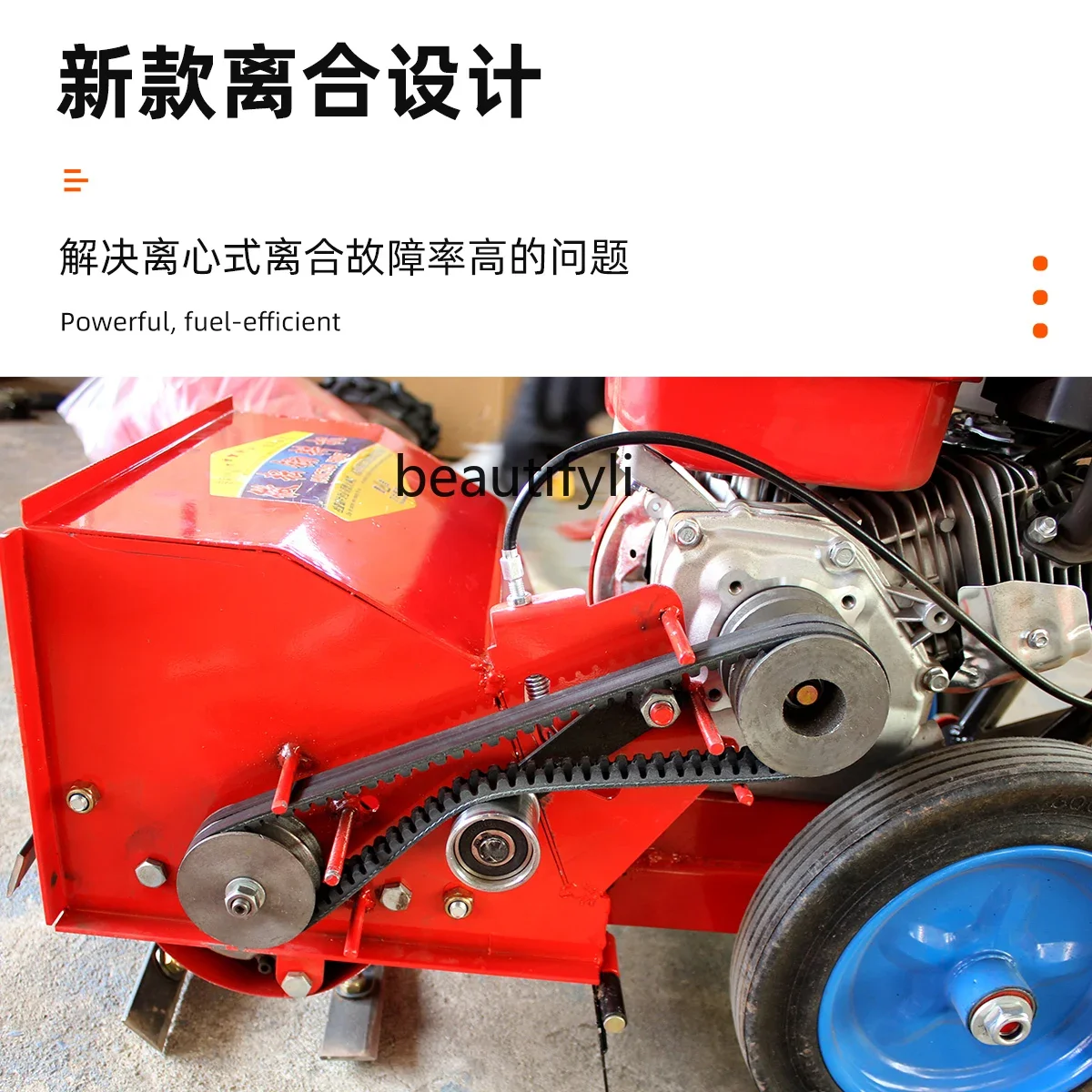 Weeding Rotary Tiller Agricultural Weeding Machine Small Multi-Functional Hand Push Self-Walking Orchard