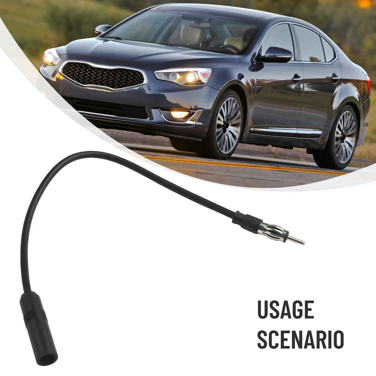 

Car Cable Portable Purpose Radio Wide Application Antenna Extension Cable Lightweight Brand New Car Spare Parts