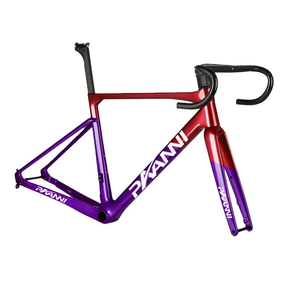 Ultralight Carbon  Road Racing Bicycle Frame T47 700*32C Carbon Bike Frame Disc Brake All Internal Wiring Bicycle rack