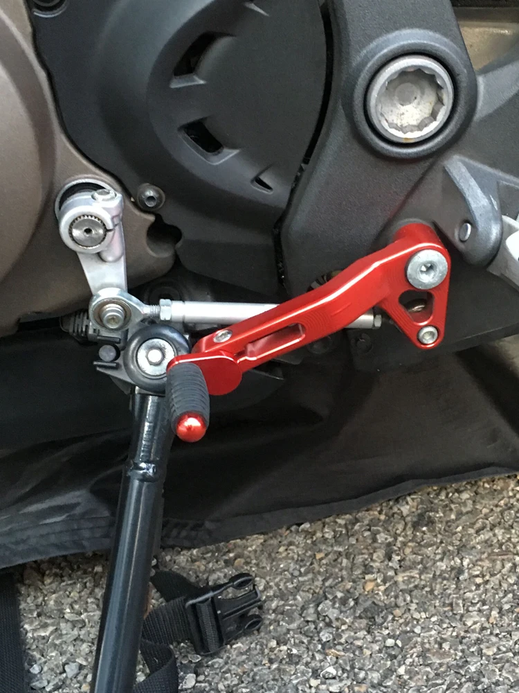 Fit For Ducati Monster 696 796 821 1100 1100S 1200 R/S Motorcycle Accessories CNC Adjustable Left Shifter Pedal Gear Shift Lever