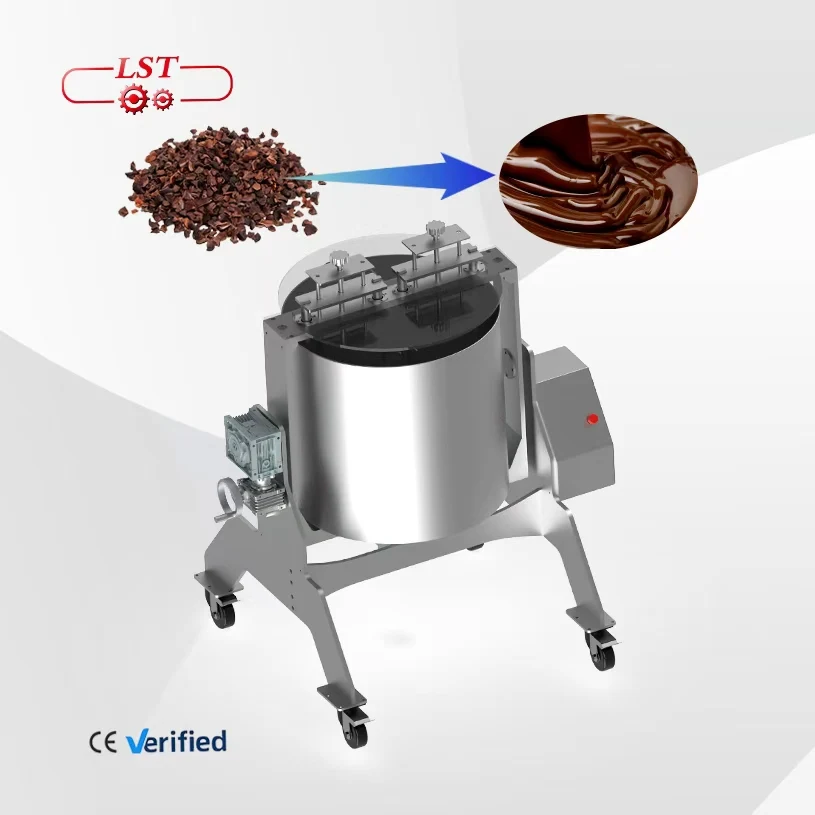 LST Small Chocolate Melanger Machine Stone Grinder Machine for Nuts Milk Fruit Flour Vegetables Condition New