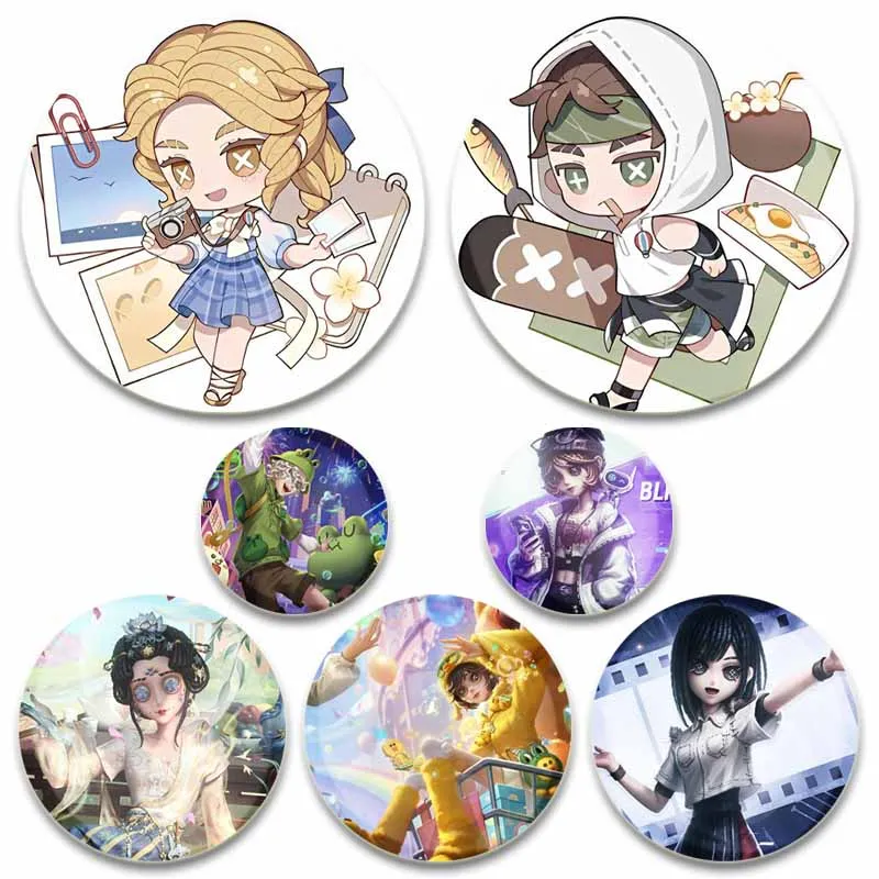

Survival Game Identity V Enamel Pin Cartoon Role Cosplay Badge on Backpack Hat Accessories Lapel Brooch Jewelry Gifts for Friend