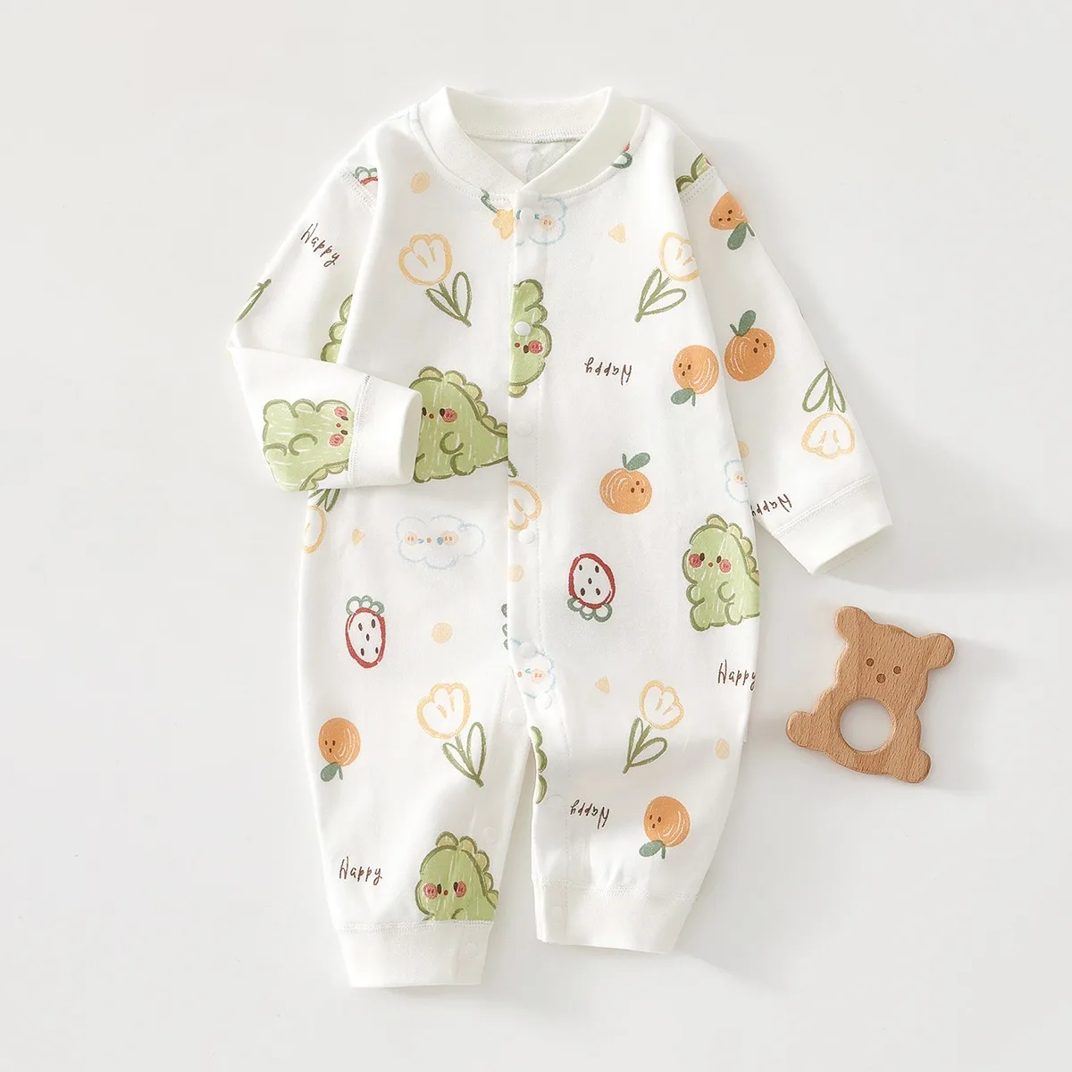 2 stücke Frühling Baby Overall Neugeborene Kleidung Set Kleinkind Baby Mädchen Kleidung Cartoon-Muster Taste Design Infant Bebe Overalls