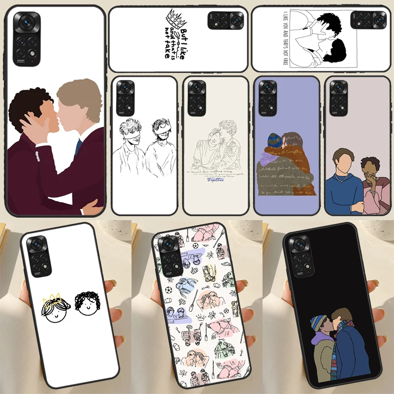 Young Royals Simon and Wilhelm Case For Xiaomi Redmi Note 10 11 12 Pro Note 9 8 Pro 9S 10S 11S 12S 10A 10C 9C 12C Coque