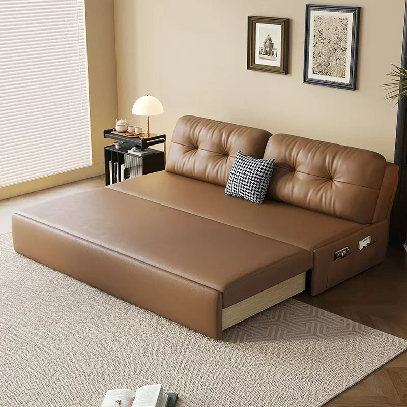 Cat scratching skin foldable sofa bed dual purpose, small apartment living room balcony multi function, nap