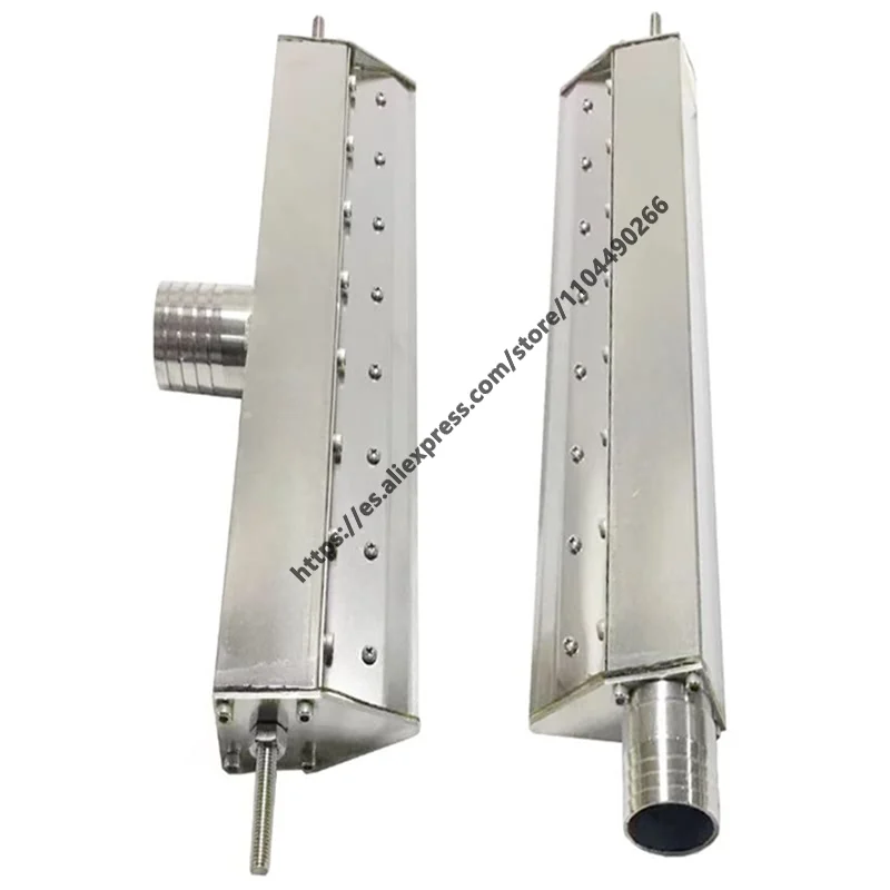 

304SS Stainless Steel Hot-Air Blower Air Knife Dust Removal Air Knife for Drive Conveyor Belt Assembly Line Drying and Cleaning