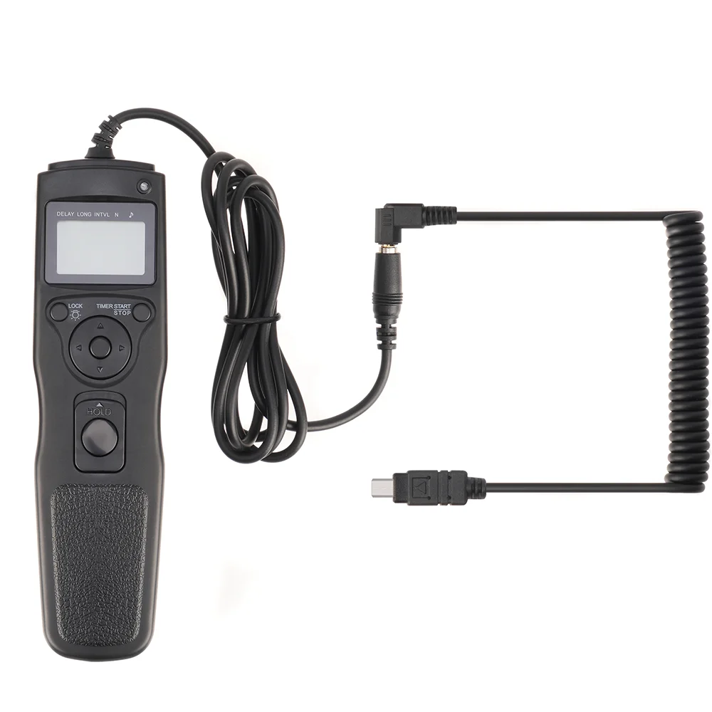 FOTGA N1 C1 N3 S2 S1 UC1 LCD temporizador Disparador remoto cable para Canon EOS 60D 70D 80D 100D 760D 1300D 1200D 1100D 700D 650D