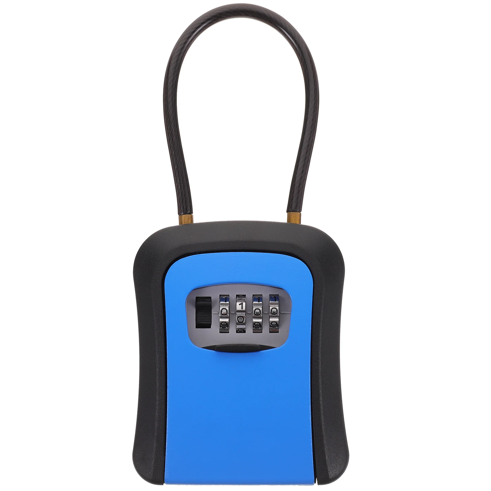 

Key Box Password Wire Hook Combination Lock Outdoor Zinc Alloy Lockbox for outside