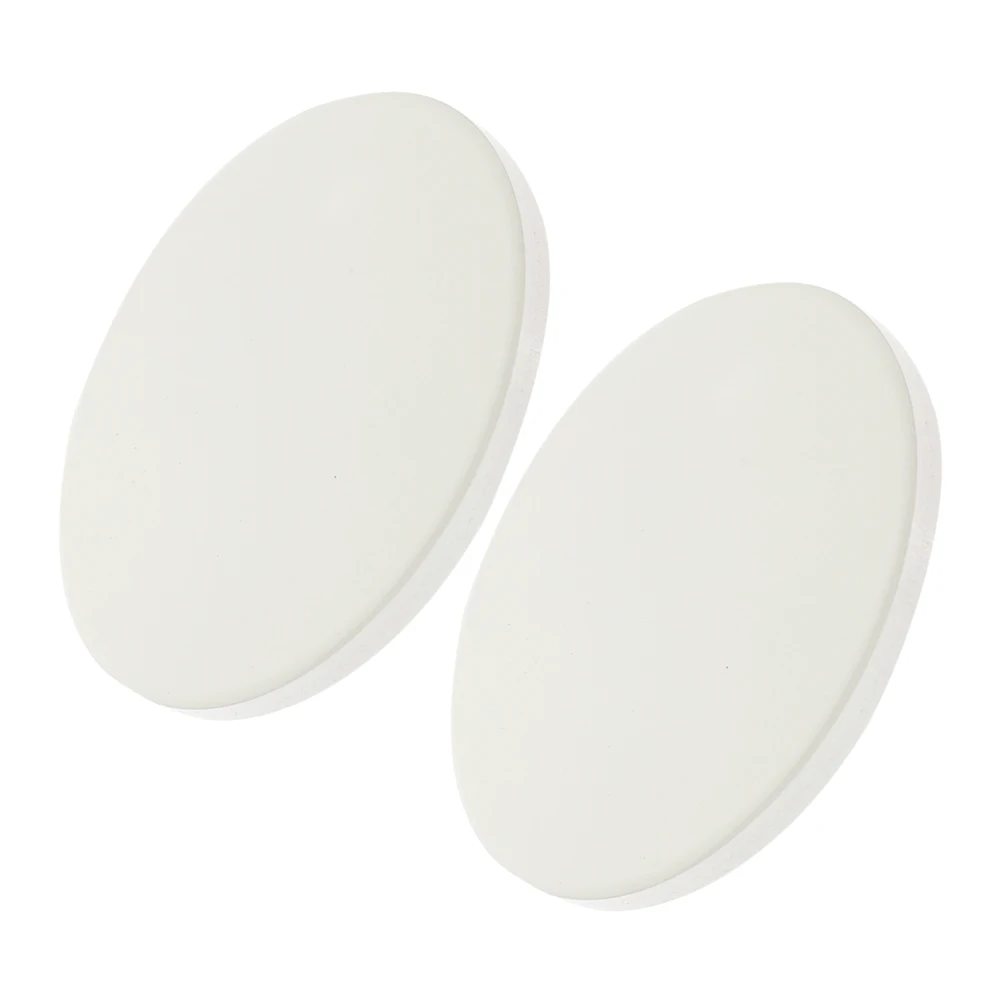 

2 Pcs Ceramic Coaster Blank Sublimation Heat Transfer DIY Mats Anti Scald Coasters Tableware Pad Beverage Rack Car Interior