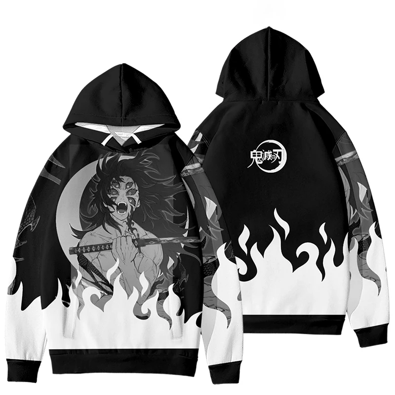 Anime Demon Killer Kimetsu No Yaiba 3d Printing Hoodie Men Women Streetwear Fashion Harajuku Hooded Oversize Sweatshirt Pullover