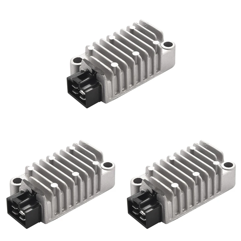 

3X Aluminum Motorcycle Voltage Regulator Rectifier For Yamaha TT250 TT225 SRX600 TDM850 TW200 FZR400 FZR600