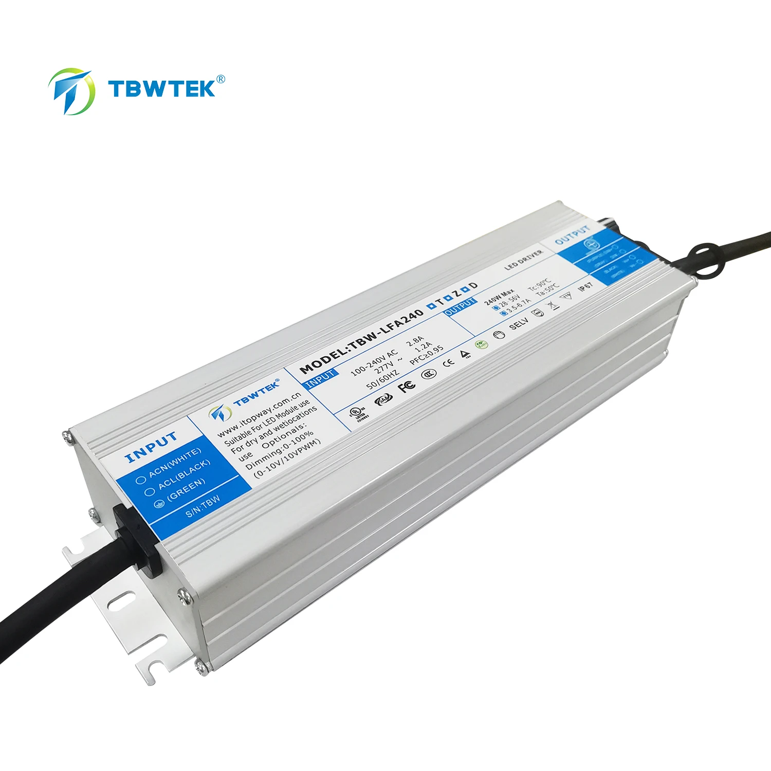 UL power switch 320W power supply ip67 low cost high reliability AC DC waterproof LED driver dimmable PWM