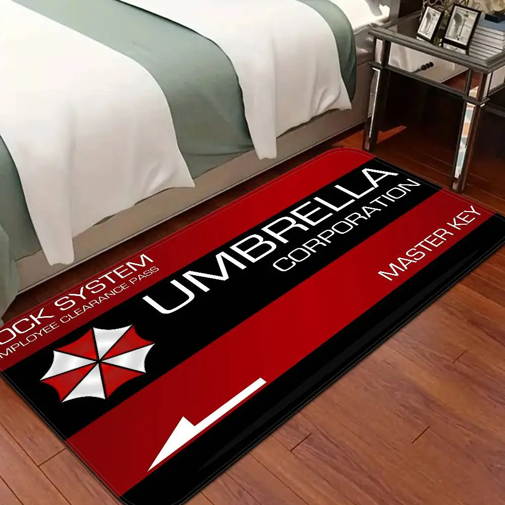 Resident Evil Umbrella Us Troops Door Mat Kids Room Bedroom Decoration Balcony Anti-Slip Doormat Living Room Doormat Area Rug