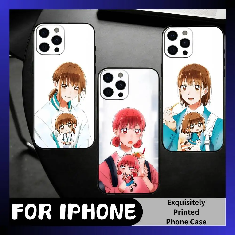 

B-B Box C-Chinatsu-Senpai Phone Case For iPhone17,16,15,14,13,12 Plus,Max Soft Silicone Black Cover