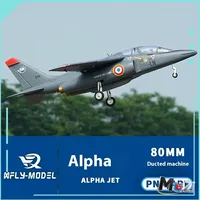 Xfly 80mm Alpha 80mm Engine Jet Fixed Wing Assembly Advanced Trainer Outdoor Toy Light Attack Aircraft Model Toy