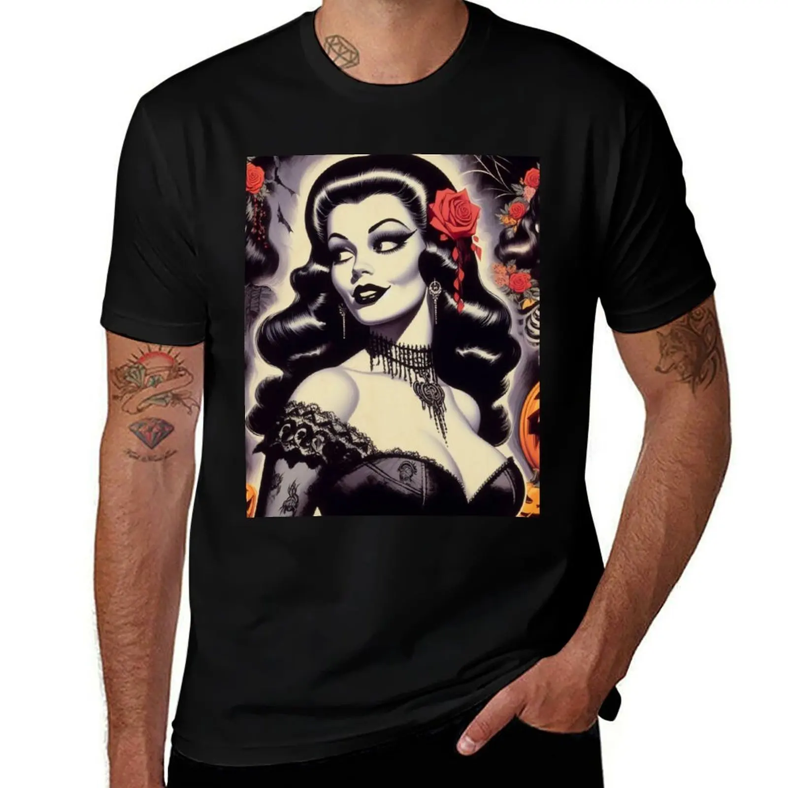 

Vintage Halloween Woman T-Shirt fashion shirts Man t-shirt affliction shirts cute clothes men clothes