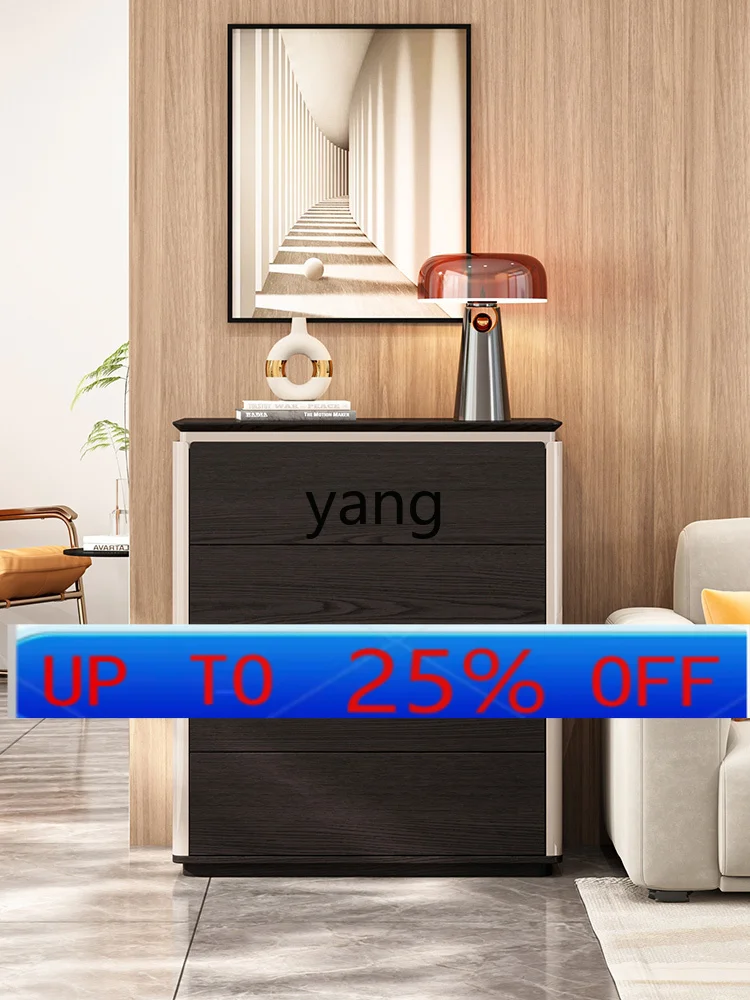 

LTT light luxury chest of drawers bedroom wall locker Internet celebrity living room storage bedside locker