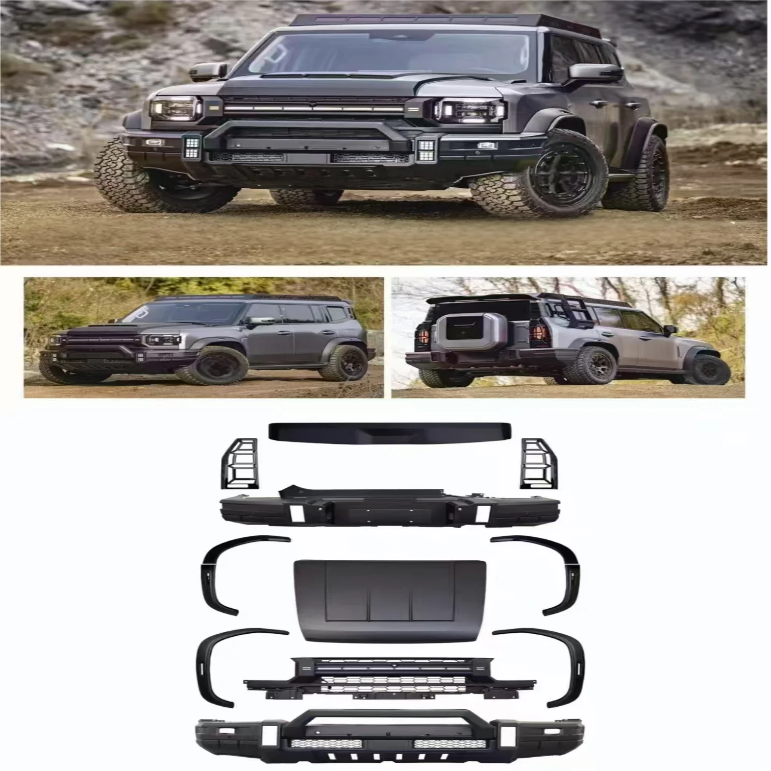 

Auto Parts Modification Conversion Retrofit Mars Explorer Off Road Upgrade Body Kit for Chery Jetour T2 2023 2024 2025