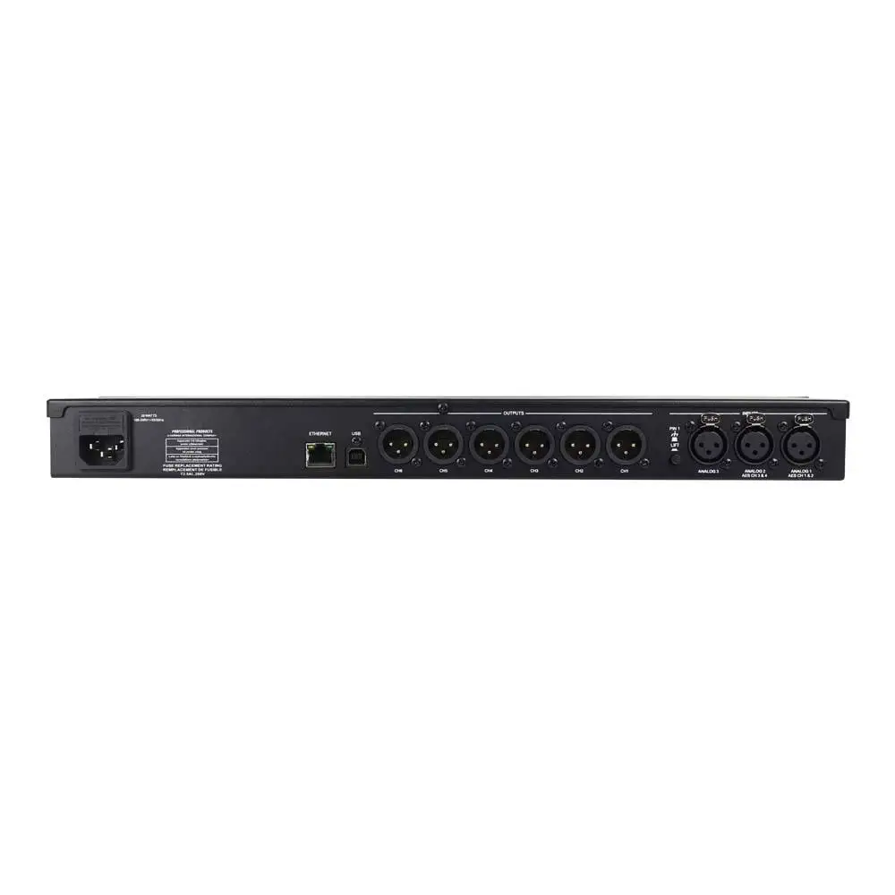3 In 6 Out Digital Processor Live Sound Stage Speaker Optimization Equipment