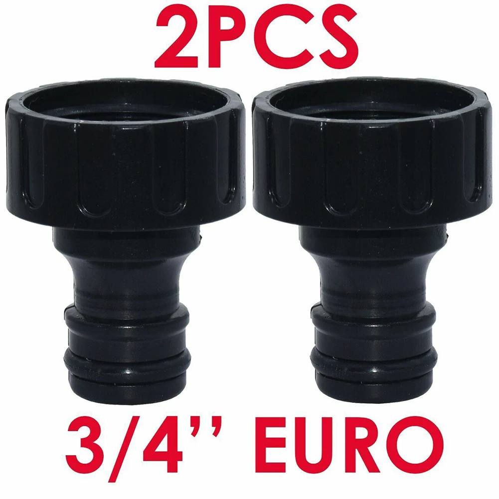 Plastic Threaded Nipple Connector For 2 Pack for Drip Irrigation Systems Designed for Outdoor Use with Secure O Ring Seal