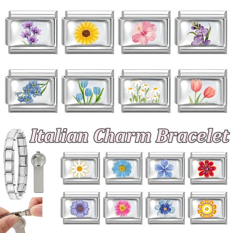 جديد جميل الحيوانات الأليفة القطط والكلاب وصلات سحرية إيطالية تناسب 9 مللي متر سوار الفولاذ المقاوم للصدأ النساء الرجال DIY بها بنفسك صنع المجوهرات