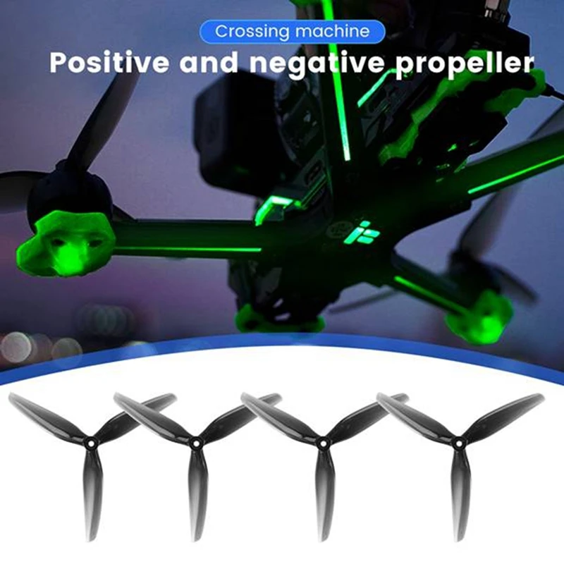 4 Pairs For HQPROP 7X4X3 7040 3-Blade PC Propeller For RC FPV Freestyle 7Inch Long Range LR7 Cinelifter Drones DIY Accessories