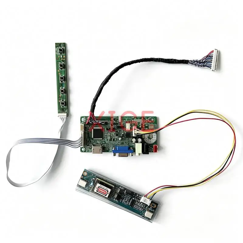 

LCD Monitor Controller Drive Board Fit LP171WP7 LP171WP3 LP171WP5 LP171WP6 HDMI+VGA LVDS 30-Pin 1440*900 1440x900 2-CCFL DIY Kit