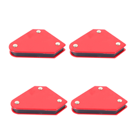 4pcs Mini Magnetic Welding Holder Strength Strong Magnets Arrow Shape for Multiple Angles for Welding Soldering and Assembly (Re