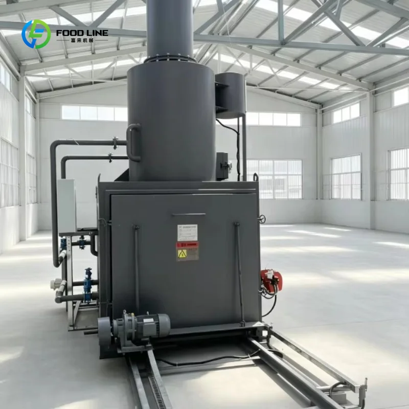 Smokeless Odorless Pet Remains Incinerator Funeral Burial Solid Waste Treatment Crematory OEM Customized