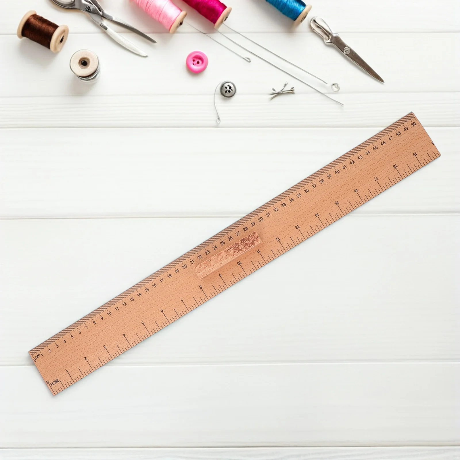 Hemming Ruler for Sewing Teaching Teachers Tailor Rulers Quilting and Wood Scale Fabric