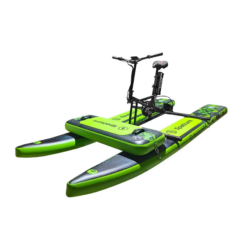 Sea Water Bike Lake Pedal Bike Bicycle Pedal Boat Inflatable Floating Water Bike Best Selling Customisable High Quality