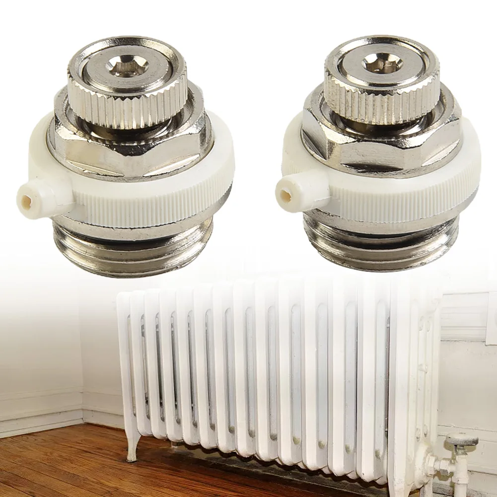 

BSP Automatic Air Vent Auto Cut-off Self Bleeding Radiator Valve 1/2/3/5pcs Wear Resisting Home Improvement Supplies