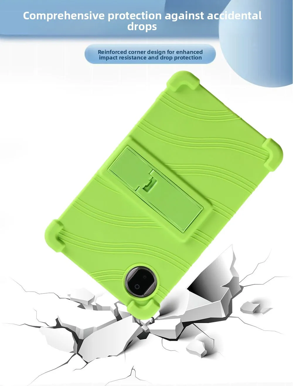 Hülle für Honor Pad X7 2025 8,7 Zoll Silikon Stoßfeste Standhülle Kinderfreundlicher Fallschutz – Detail 7