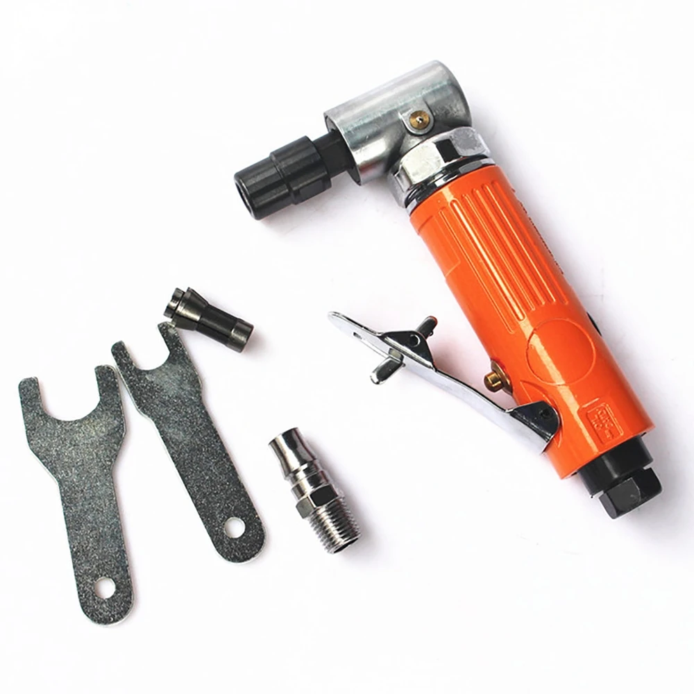 

Air Angle Die Grinder 1/4 inch 90 Degree Pneumatic Grinding Machine Mini Polisher Rotation Engraving Tool Accessories