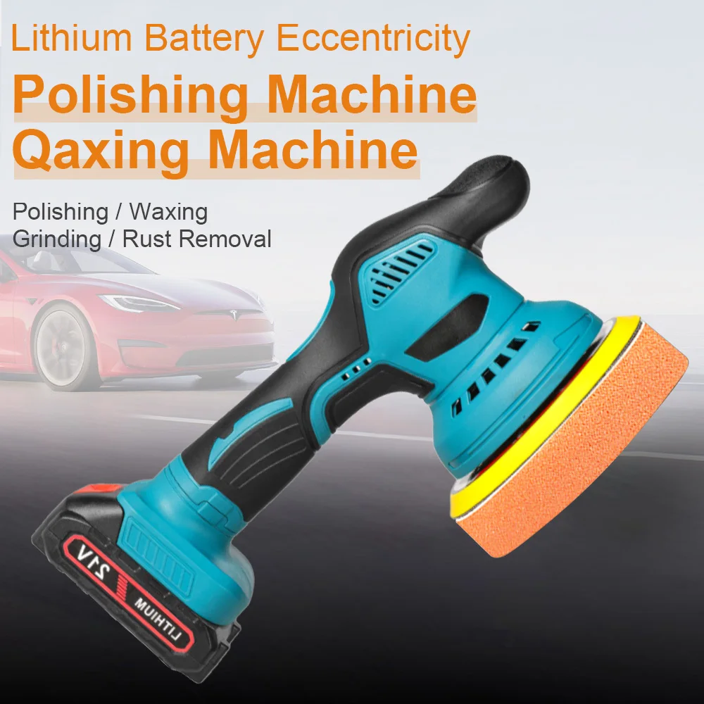 21V Cordless Car 6 Gears 380W Lithium Electric Polishing Machine For Repairing scars Wireless Sander Polish