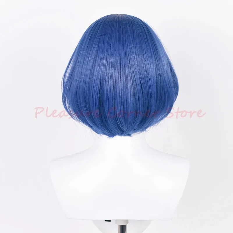

qq023Yamada Bocchi The Rock Blue Wig Аниме Косплей Yamada Ryo Термостойкие синтетические парики