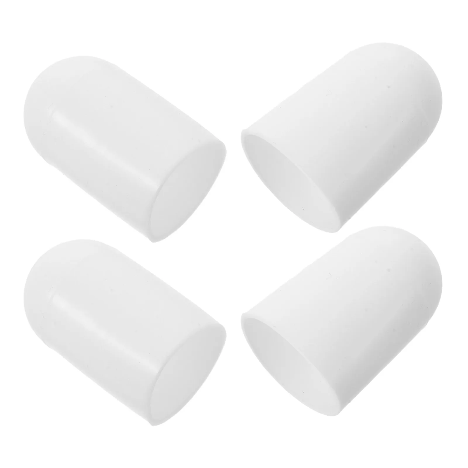4Pcs Flashlight Diffuser Dome Caps Soft Silicone Non Dazzling Lens Covers 39-43Mm Camping Tent Indoor Lighting Accessories Anti - view 3