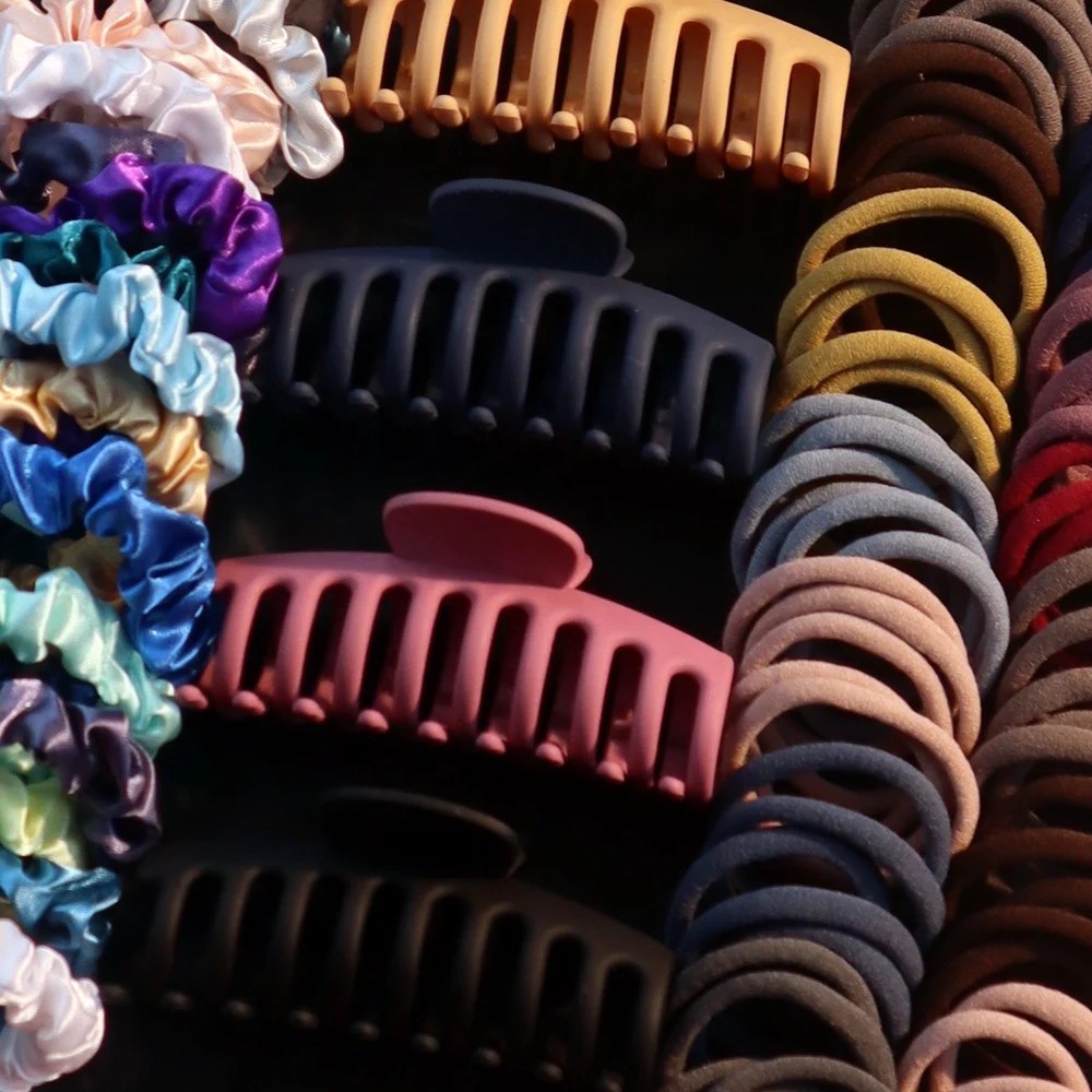 Nowe akcesoria do włosów dla kobiet Bezszwowe uchwyty na kucyk Różnorodne spinki do włosów Scrunchies Opaski do włosów Scrunchy na przyjęcie świąteczne — zdjęcie 4