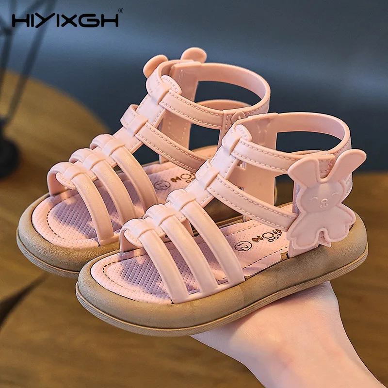 

1-10Y Baby Girls Sandals Summer Children's New Cool Fashion Princess Cute Versatile Shoes for Students Flat Sandal Casual Shoe
